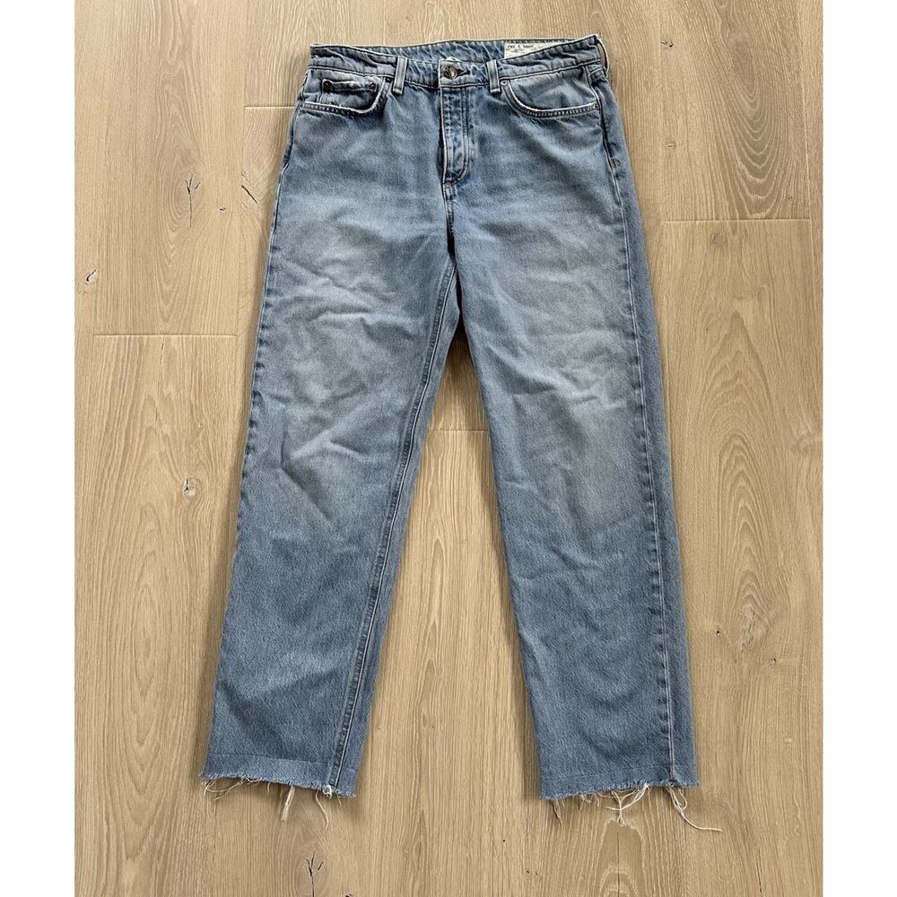 Rag & Bone Dre Low-Rise Baggy Boyfriend Jeans Amal Raw Hem